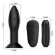 vibrador plug anal con bolas rotadoras Vibrashop