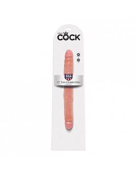 KING COCK DOBLE PENE REALÍSTICO DELGADO NATURAL VIBRASHOP