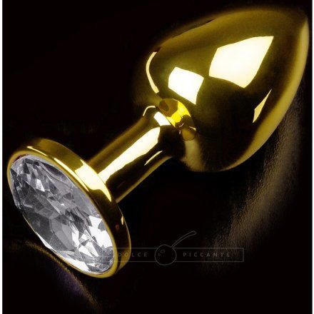 PLUG ANAL JEWELLERY SMALL ORO / DIAMANTE