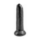 UNCUT 25,4CM - PENE REALISTA CON PREPUCIO MÓVIL - NEGRO VIBRASHOP