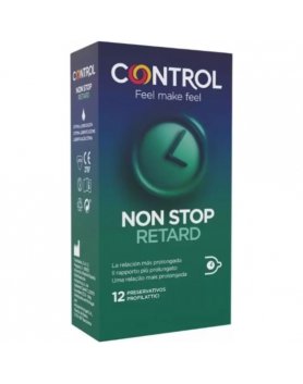 CONTROL PRESERVATIVOS NON STOP RETARD 12UDS VIBRASHOP