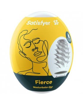 SATISFYER MASTURBADOR EGG SINGLE FIERCE VIBRASHOP