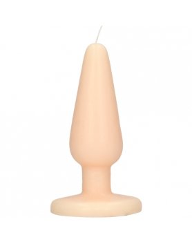 SCANDALOUS CANDLES - BUTT PLUG - FLESH VIBRASHOP